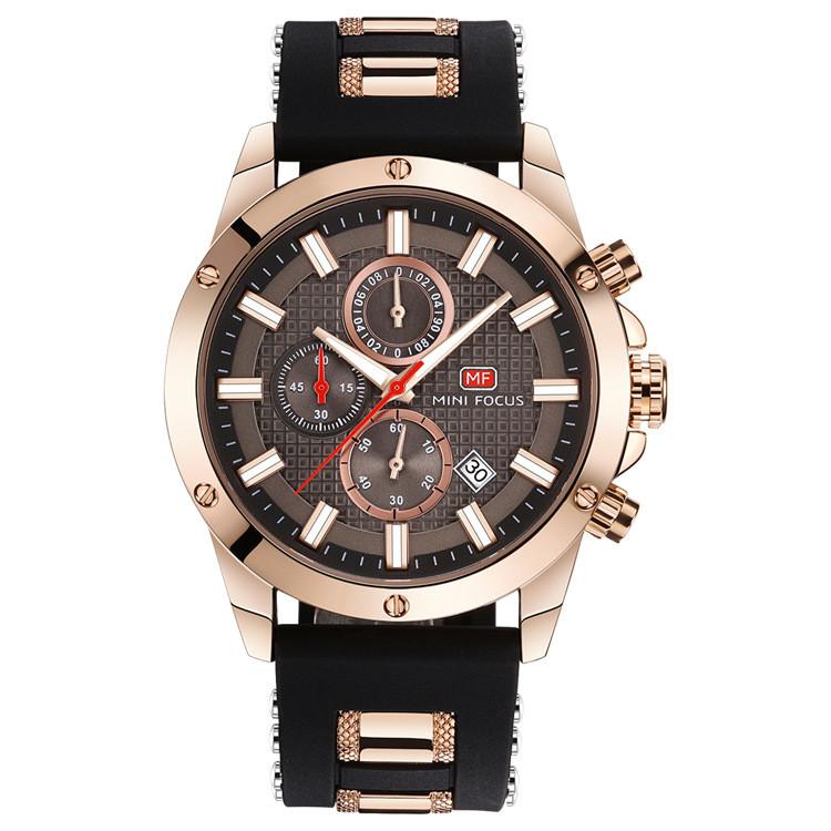 High Quality Quartz Watch For Men With Silicone Band