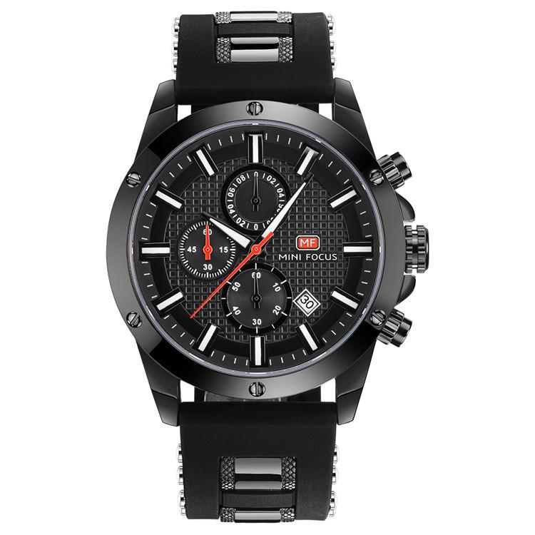 High Quality Quartz Watch For Men With Silicone Band