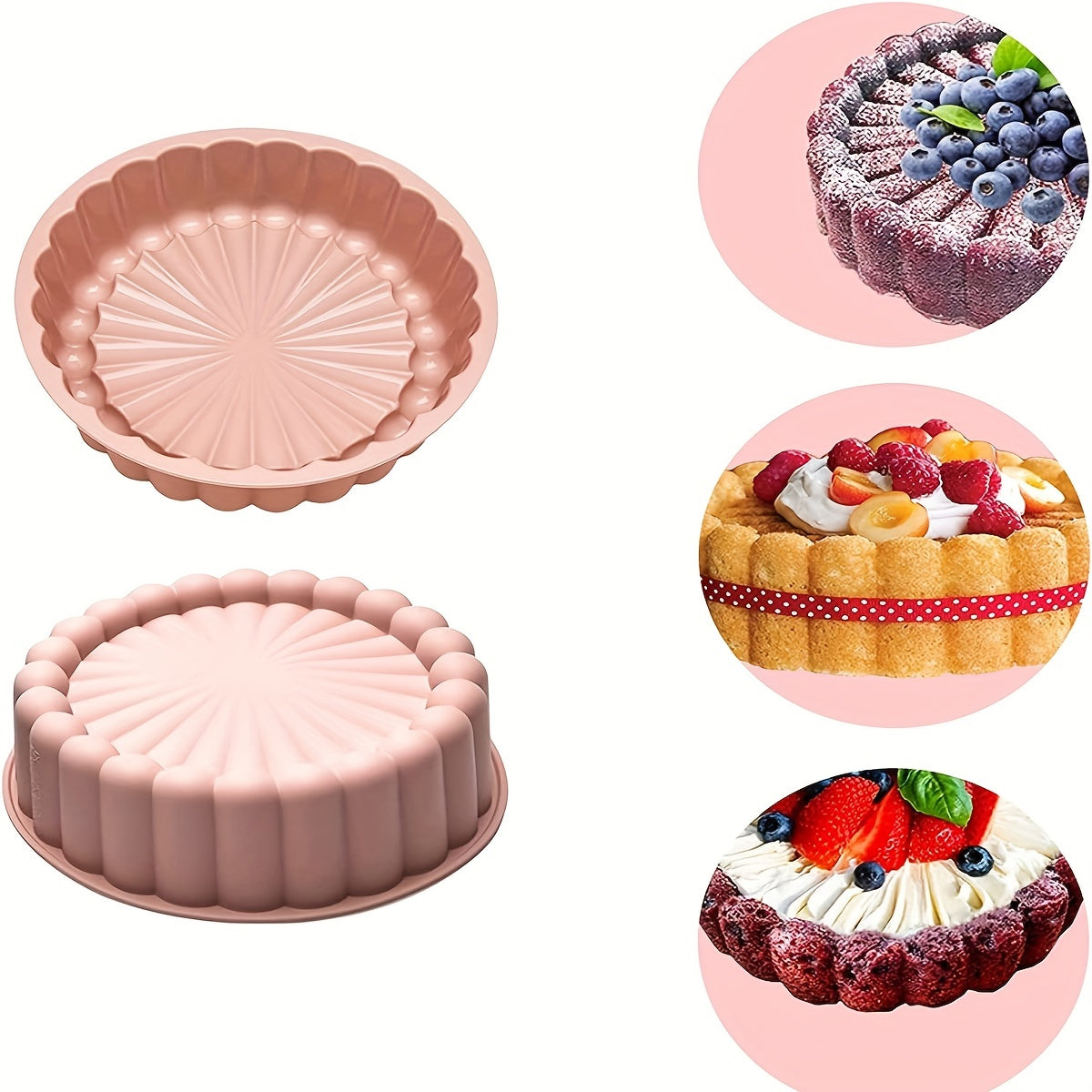 Versatile Nonstick Silicone Cake Mold for Any Occasion 1999 Cm